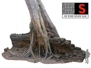 jungle tree ultra hd 3d model