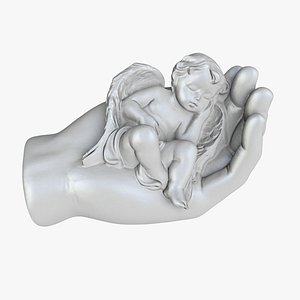 3D model angel baby