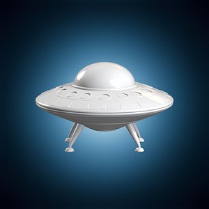 UFO Flying Saucer 3D Print Model model