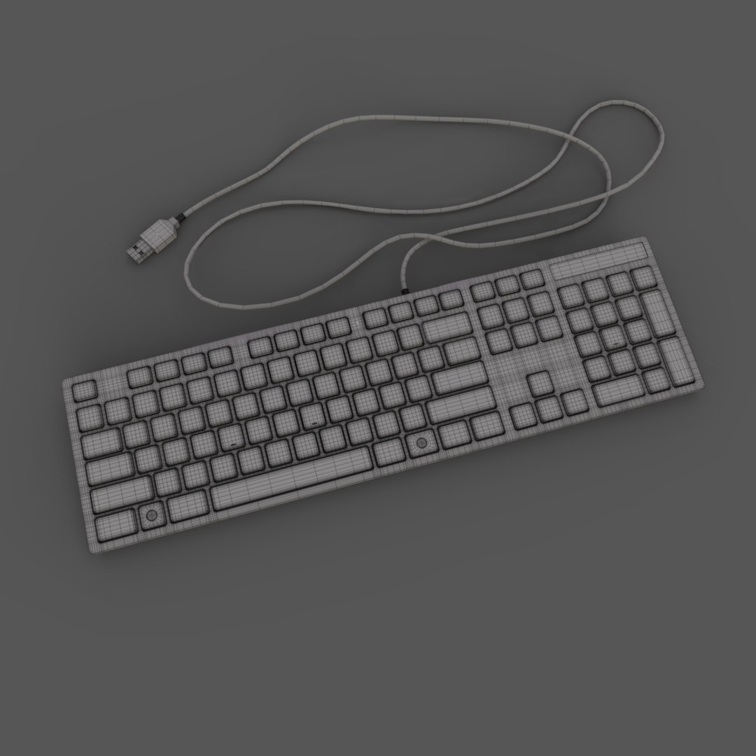 3D Keyboard A4Tech KV-300H USB - TurboSquid 1994743