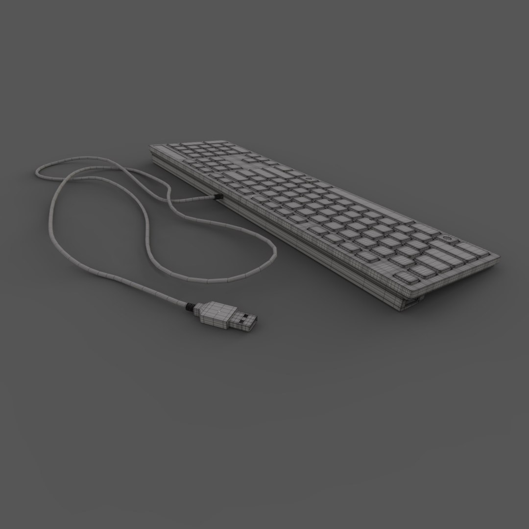 3D Keyboard A4Tech KV-300H USB - TurboSquid 1994743
