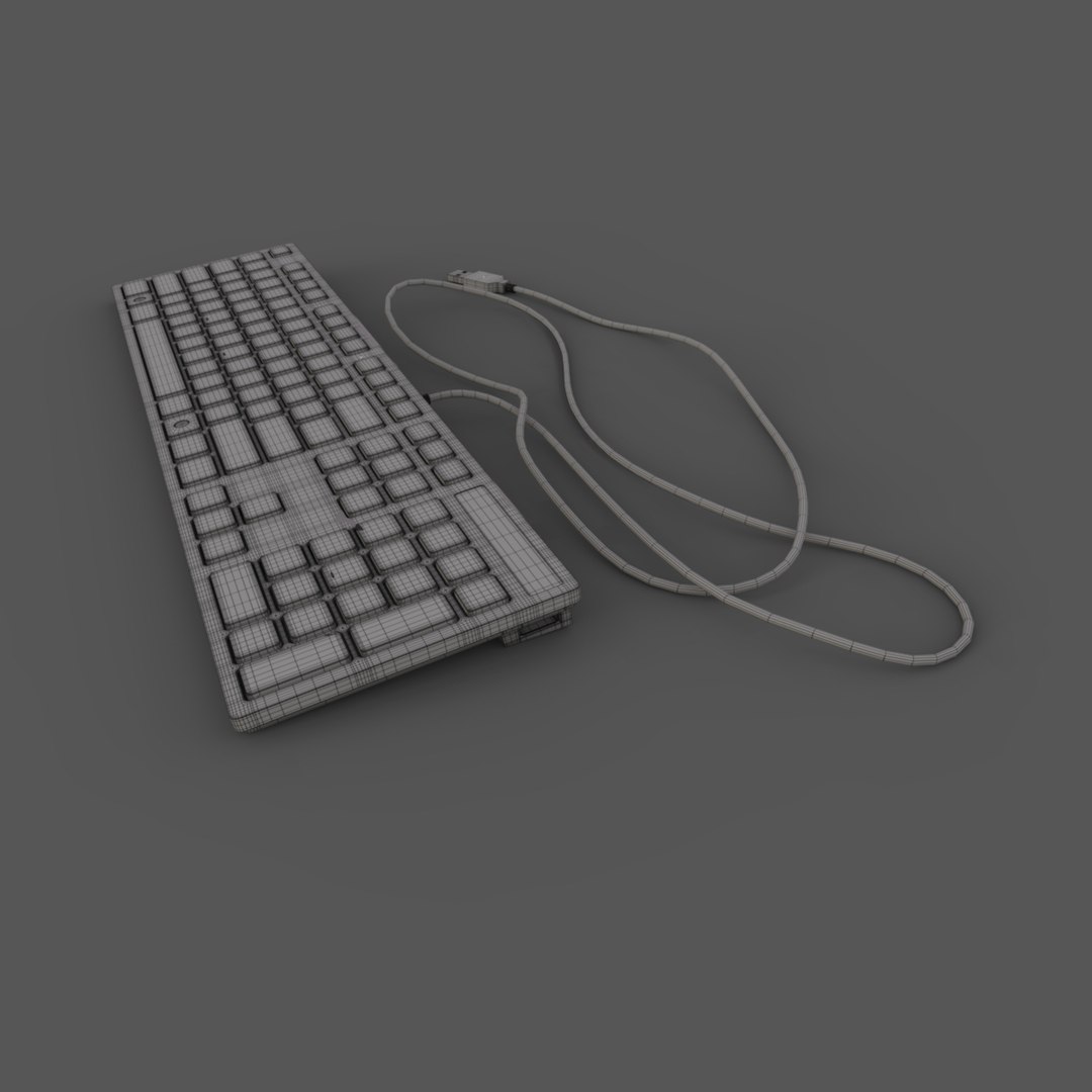 3D Keyboard A4Tech KV-300H USB - TurboSquid 1994743
