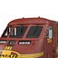 3d diesel electric locomotive f59 model