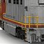 3d diesel electric locomotive f59 model
