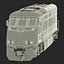 3d diesel electric locomotive f59 model