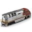 3d diesel electric locomotive f59 model