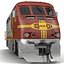 3d diesel electric locomotive f59 model