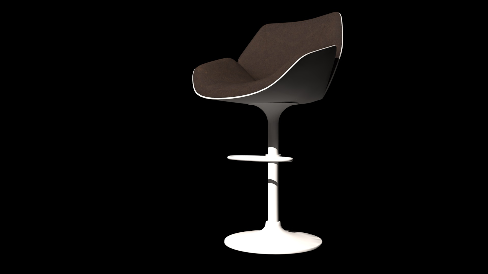 3D Bar Stool Chair Model - TurboSquid 2039869