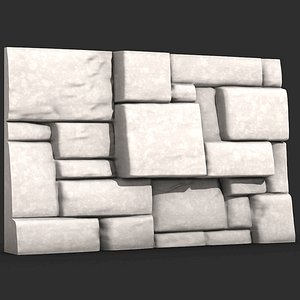 Stone Wall 51 3D model