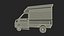 3D Mini Truck Silhouette