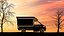 3D Mini Truck Silhouette