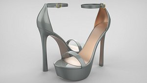 Beautiful Open Toe Ankle Strap High Heel Platform Sandals