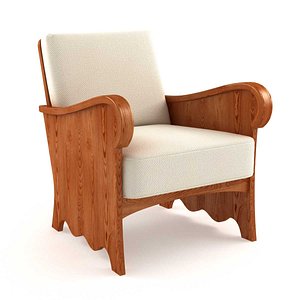 chair rare lounge axel 3D model