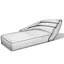 promemoria modern bench ottoman sofa chaise longe  banquette contemporary luxury