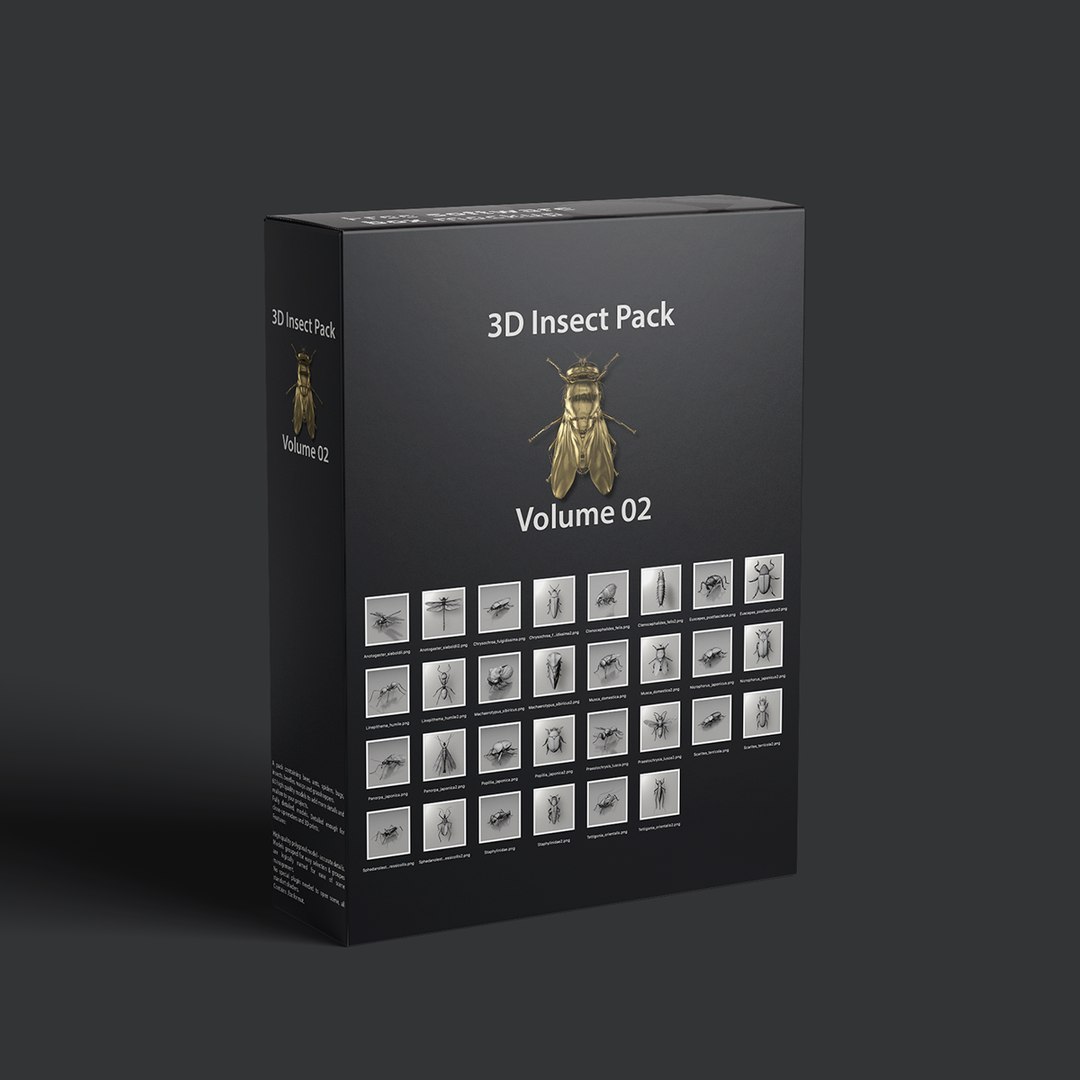 3D Realistic Insects Pack - Volume 02 Model - TurboSquid 2377037