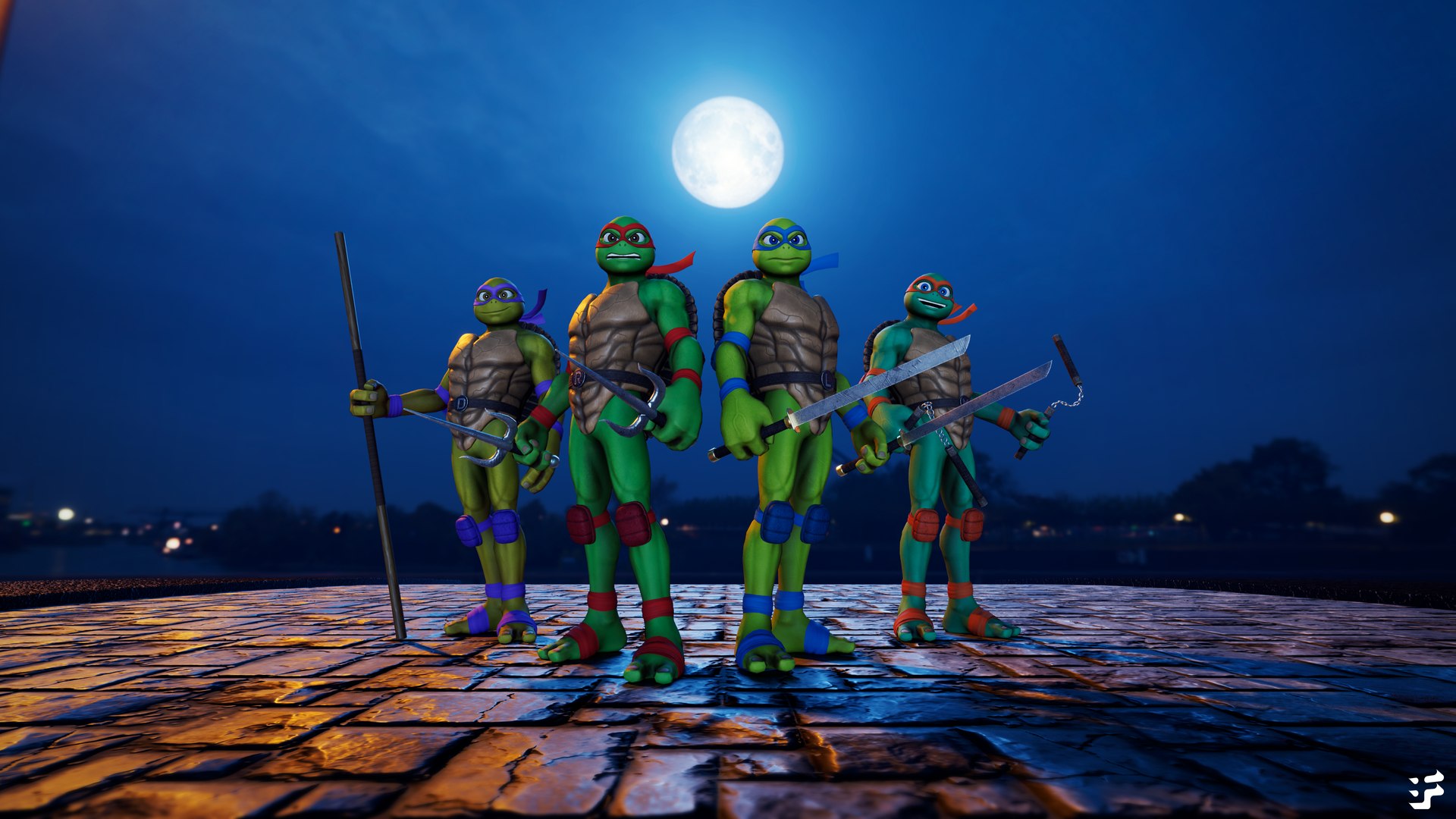 3D Donatello Ninja Turtle Model TurboSquid 2040070