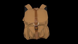 Backpack - marvelouse designer and CLO program 3D model