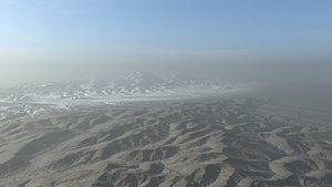 Epic 200km Mountain Range - Cinematic Aerial Background