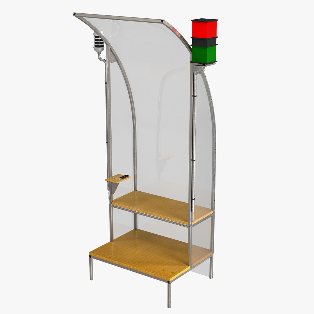 3ds Max Goal Judge Booth