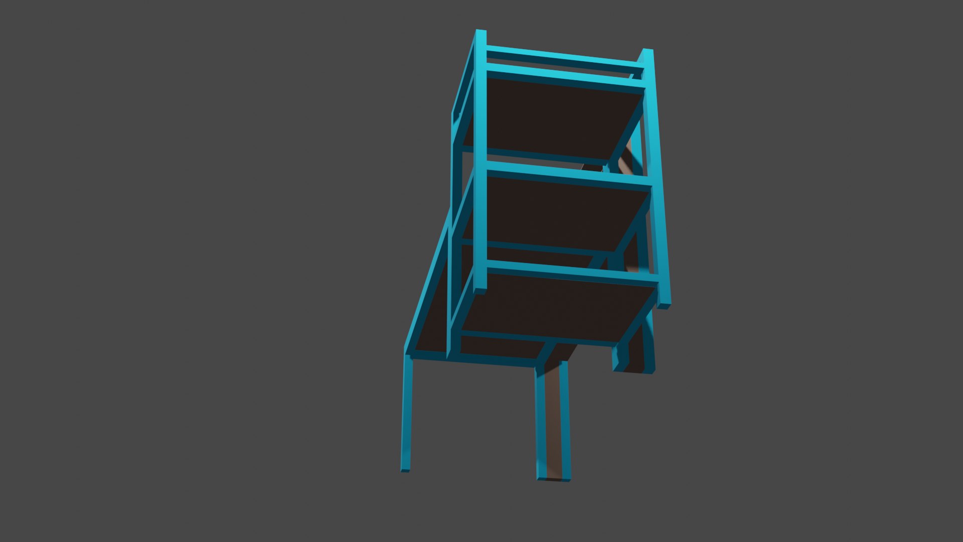 3D Study Desk Model - TurboSquid 2104664
