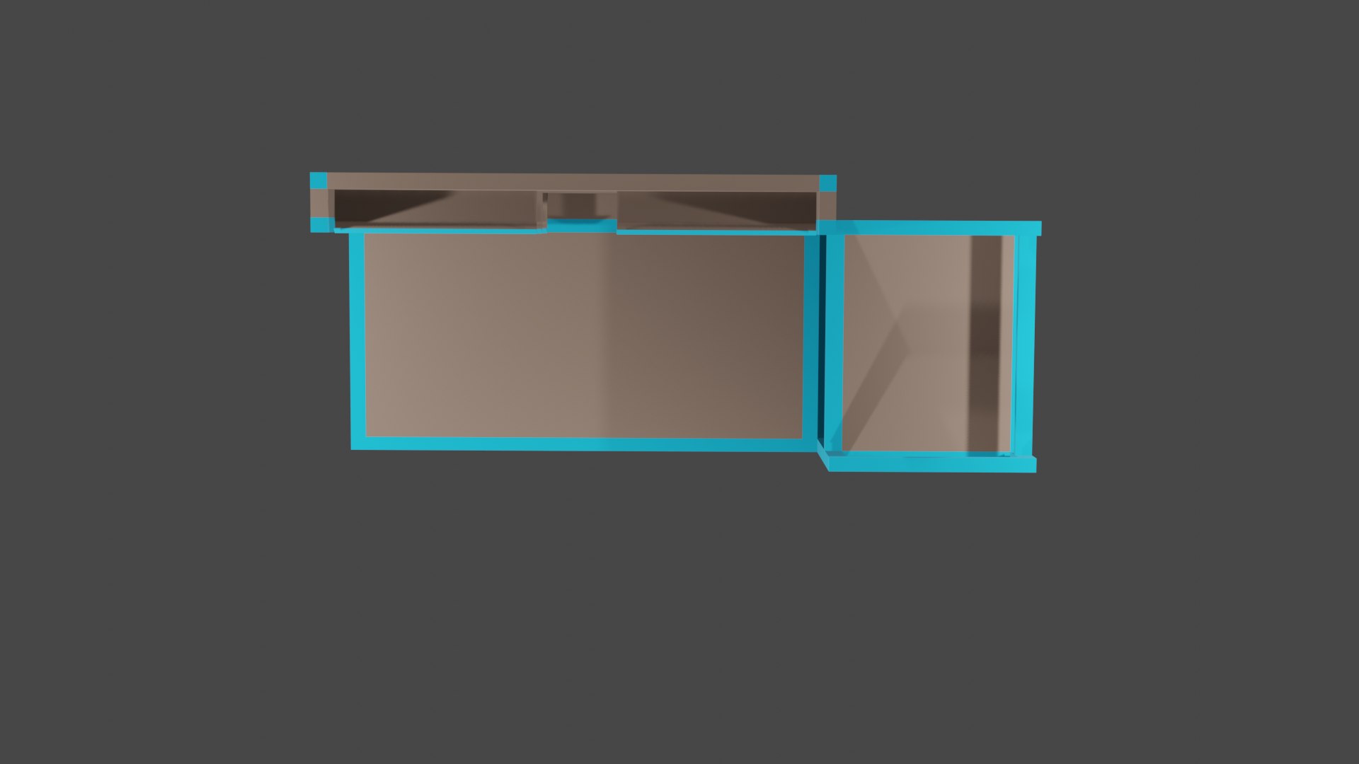 3D Study Desk Model - TurboSquid 2104664