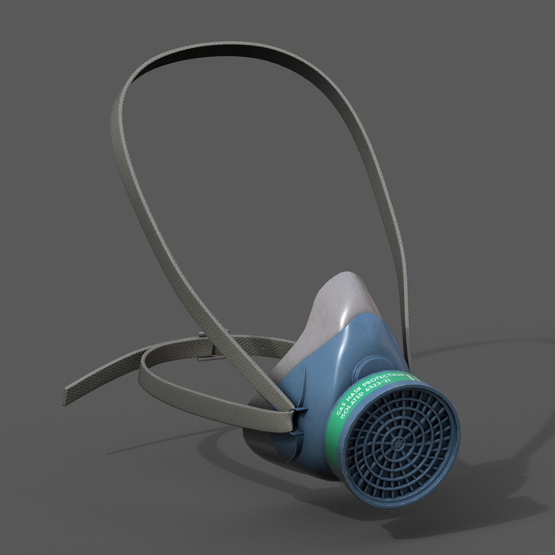 3D Gas Mask Model - TurboSquid 1549728