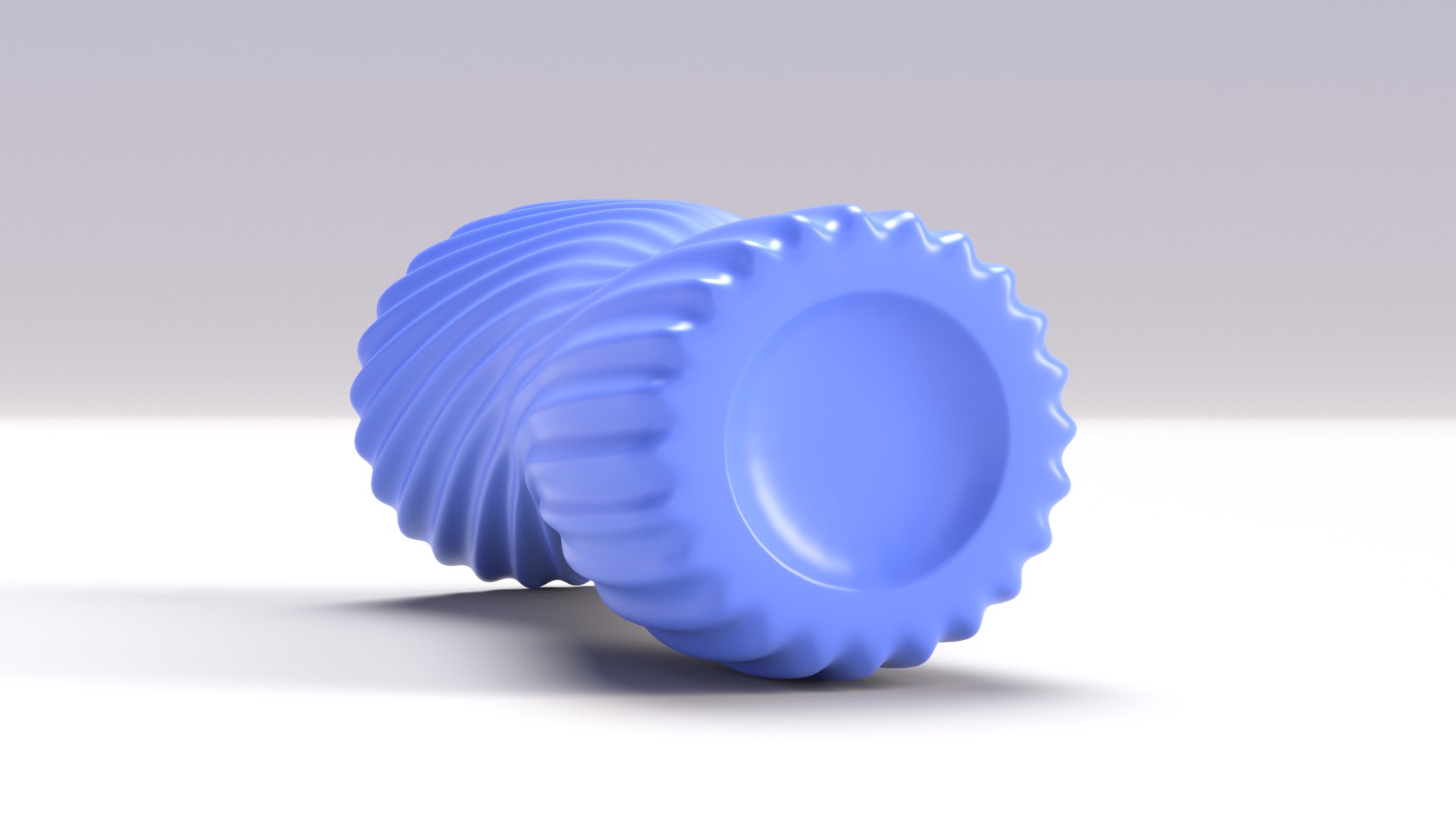 Ribbed Twisted Vase Model - TurboSquid 1969406