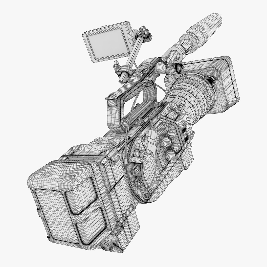 3D Generic Video Camera Hd Model - TurboSquid 1433148