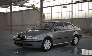 3d model skoda oktavia tour 2008
