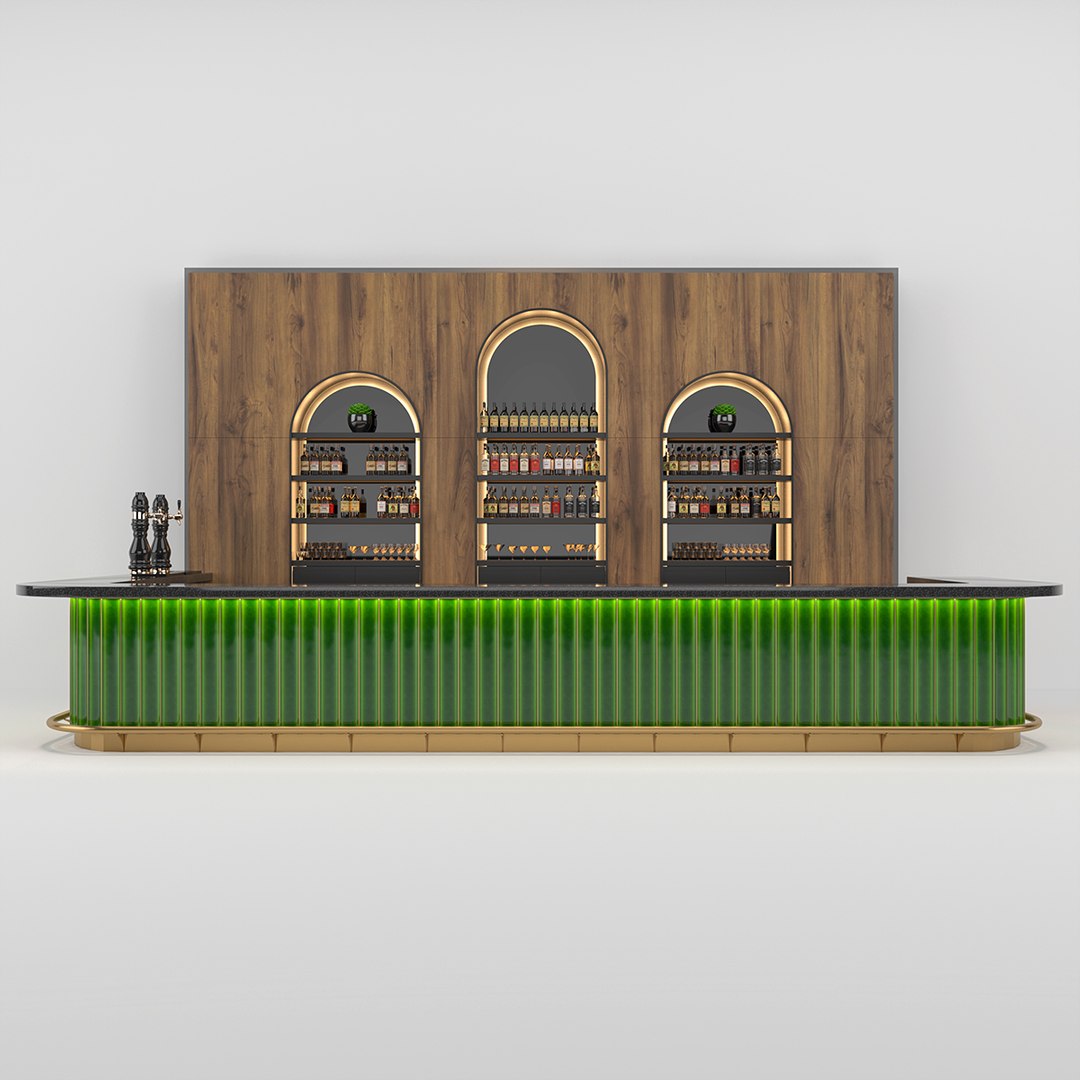 BAR COUNTER TABLE SMBT×NTF Aspen Bar Table - White | Bar & Café Collections Rentals for
