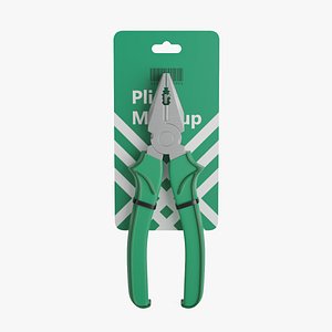 3D green pliers packaging
