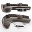 Curved sofa