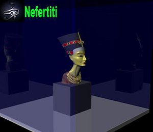 queen nefertiti 3d model