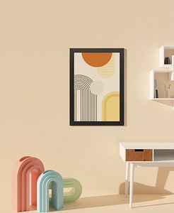Geometric Harmony Boho Art