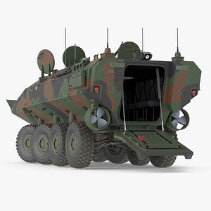 US Amphibious Combat Vehicle ACV Rigged