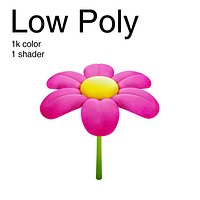 flower pink cartoon