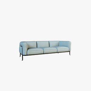 3D sofa v41 triple model