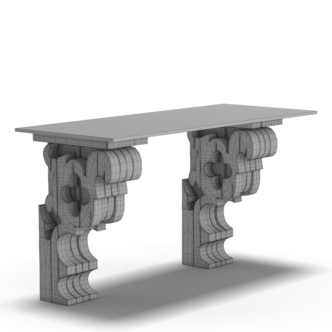 3ds Max Restoration Hardware Corbel