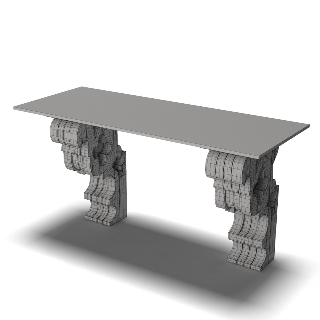 3ds Max Restoration Hardware Corbel