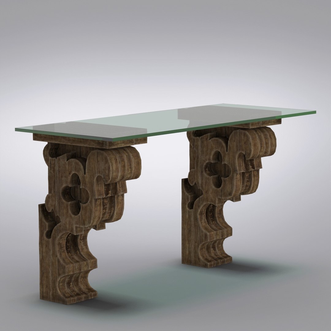 3ds Max Restoration Hardware Corbel