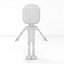 Male Chibi Lowpoly Character Base Mesh