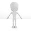 Male Chibi Lowpoly Character Base Mesh