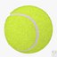 3d model tennis racket ball