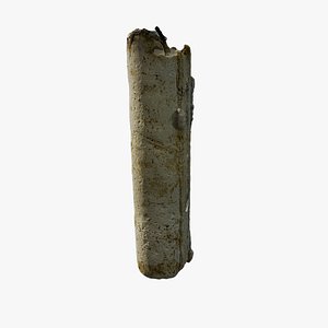 3D model Anydrafts Old candle 01