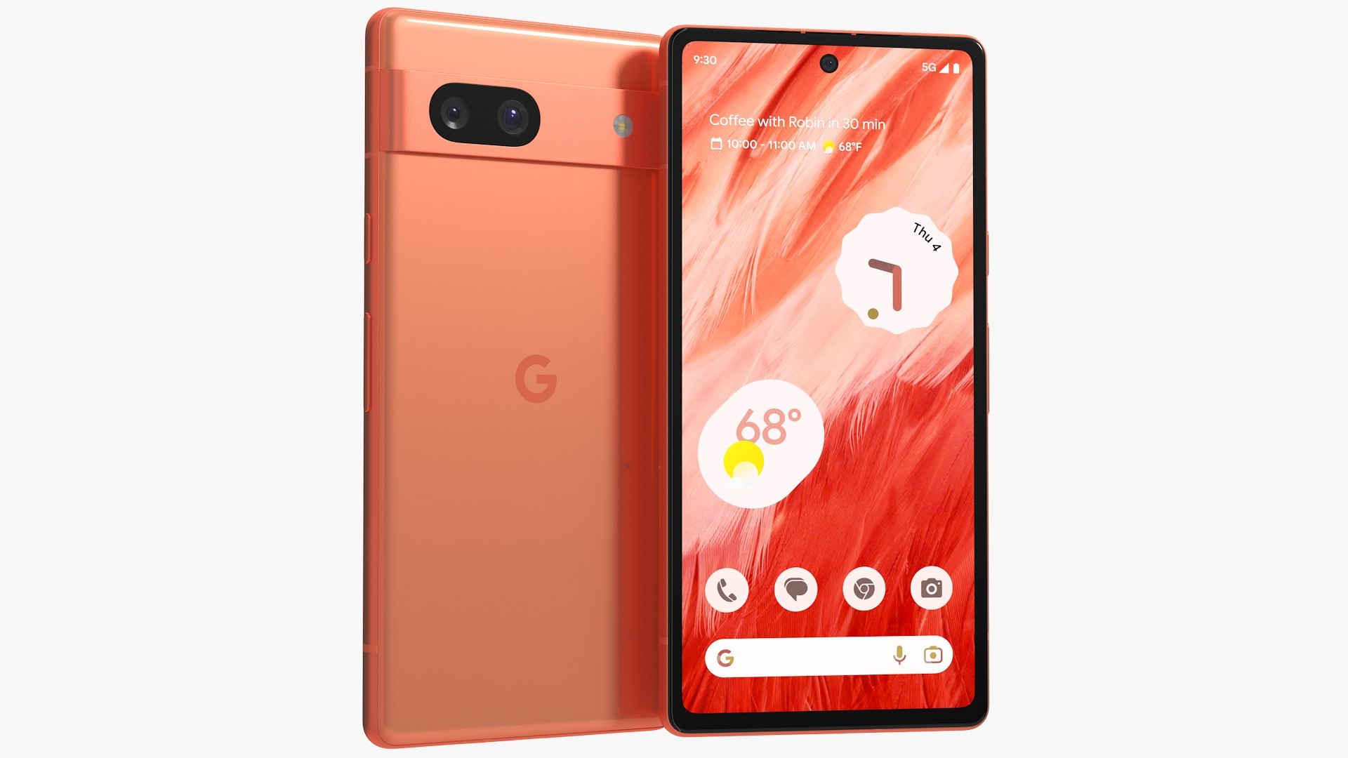 Google Pixel 7a Coral model - TurboSquid 2072140