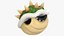 Bowser Shell Koopa 8K  Super Mario 3D model