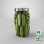 3D pickled jar 02 model