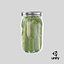 3D pickled jar 02 model