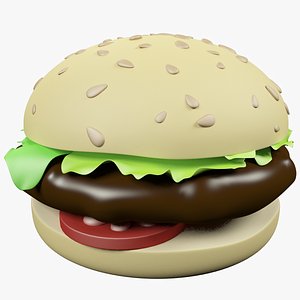 Cartoon Hamburger