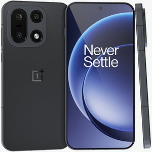 3D OnePlus 15 Definitely Black model